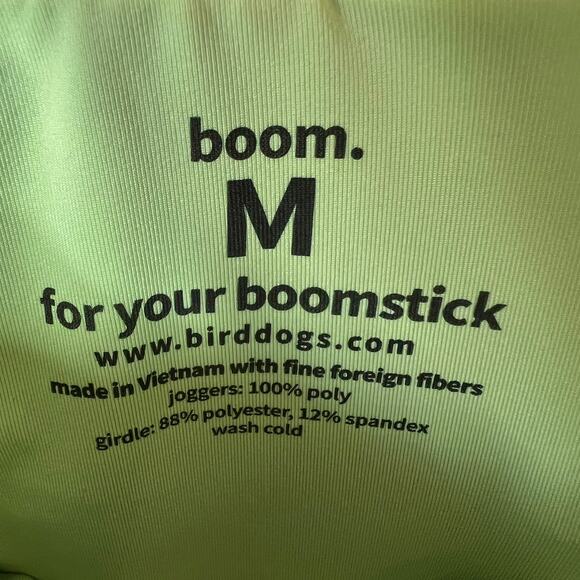 Birddogs Joggers Mens Size Medium Blue & Green Boom for Your Boomstick Pockets - Picture 3 of 16